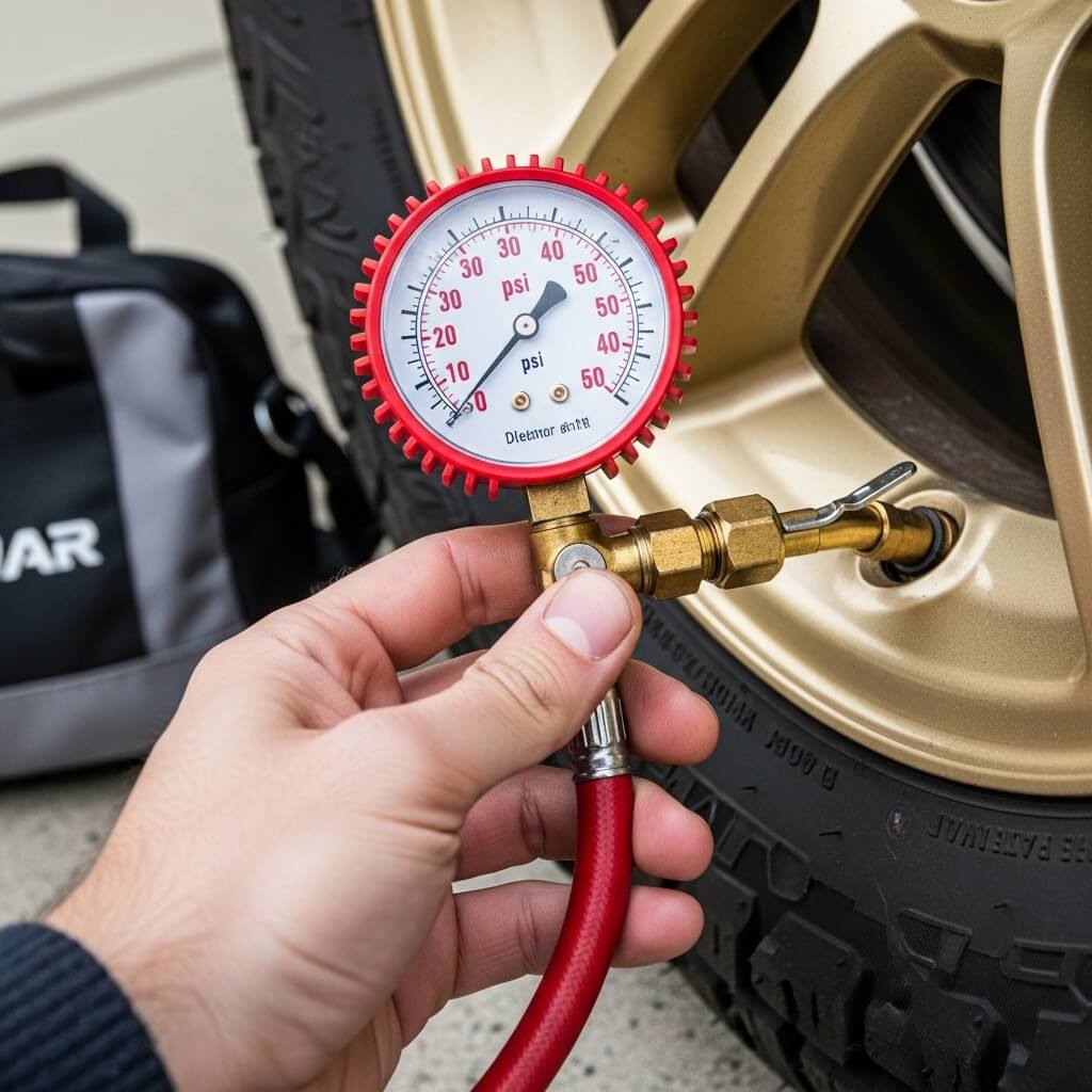 Tire pressure adjustment