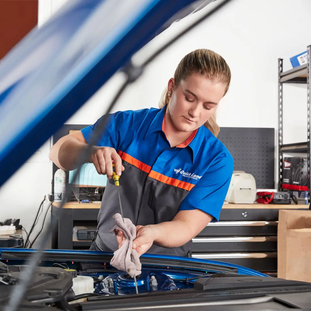 Oil change service