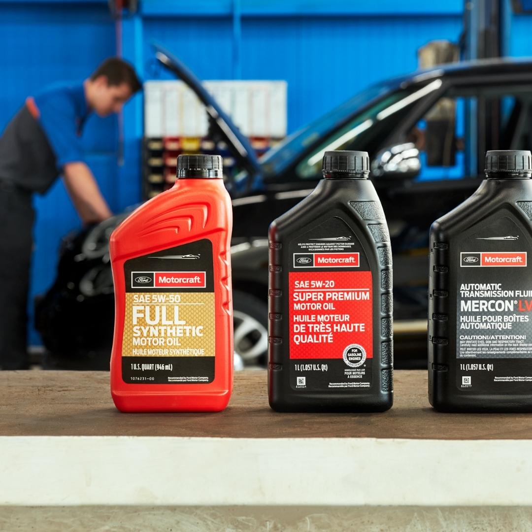 Motorcraft synthetic oil products