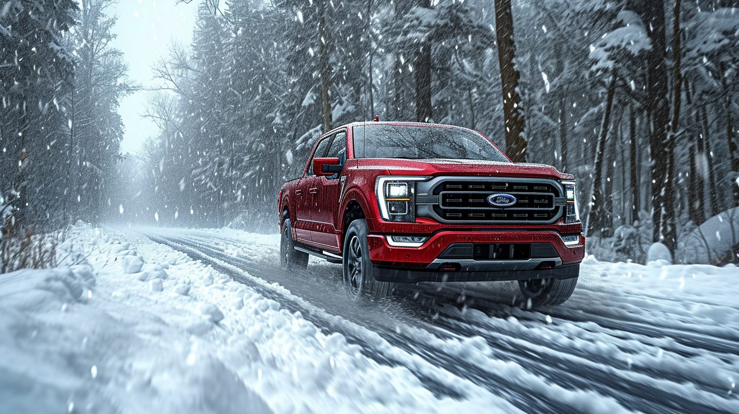 2021 Ford F-150 Driving In Winter Conditions